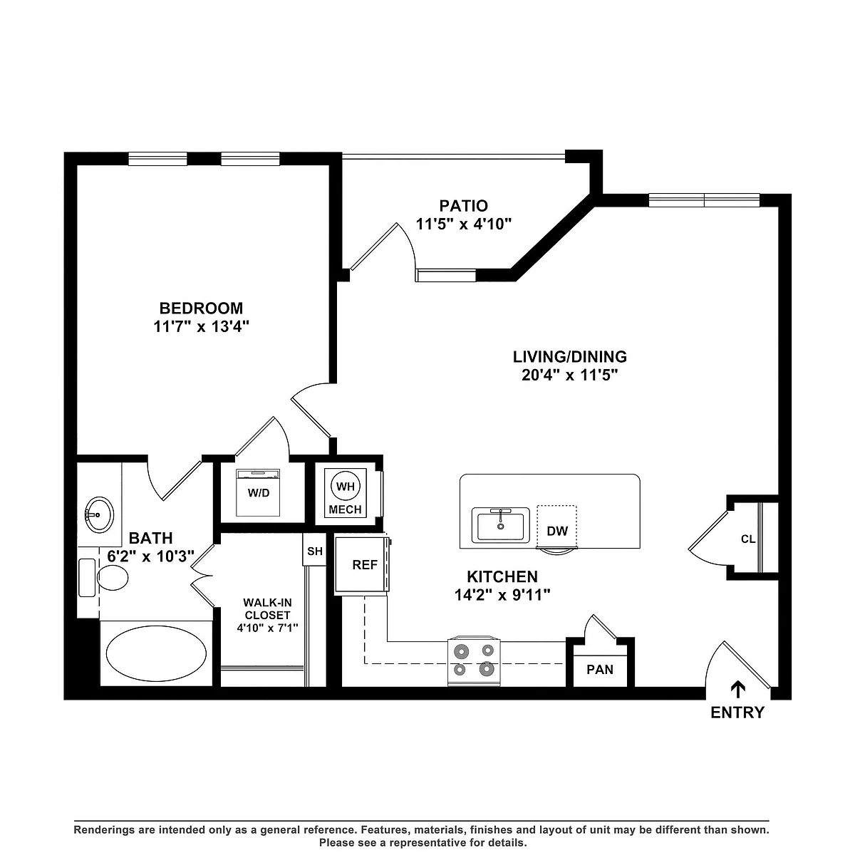 Floor plan A1C