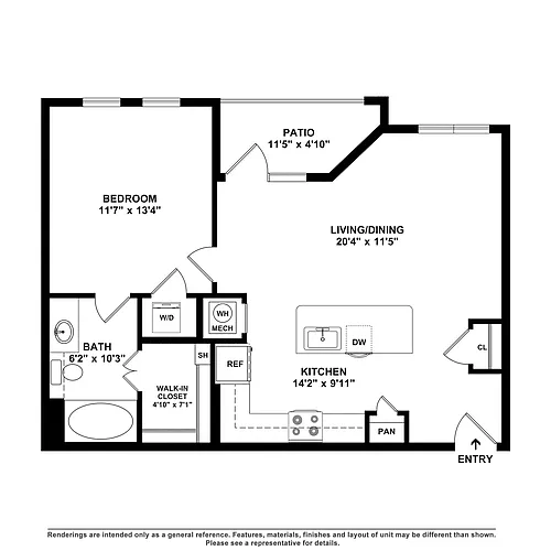 Floor plan A1C