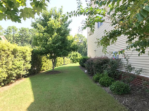 side lawn w/natural buffer