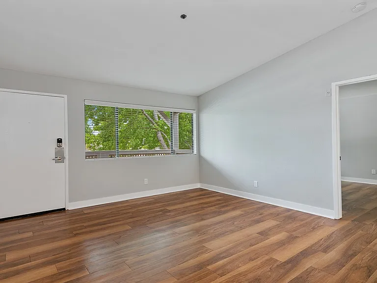 Living room with natural lighting