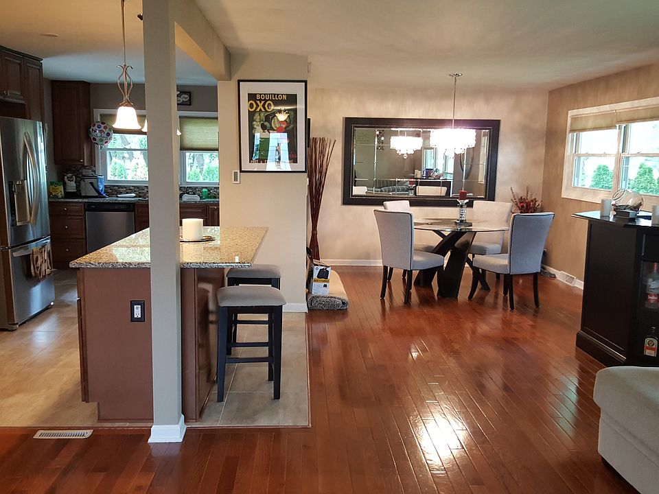 kitchen and dining room