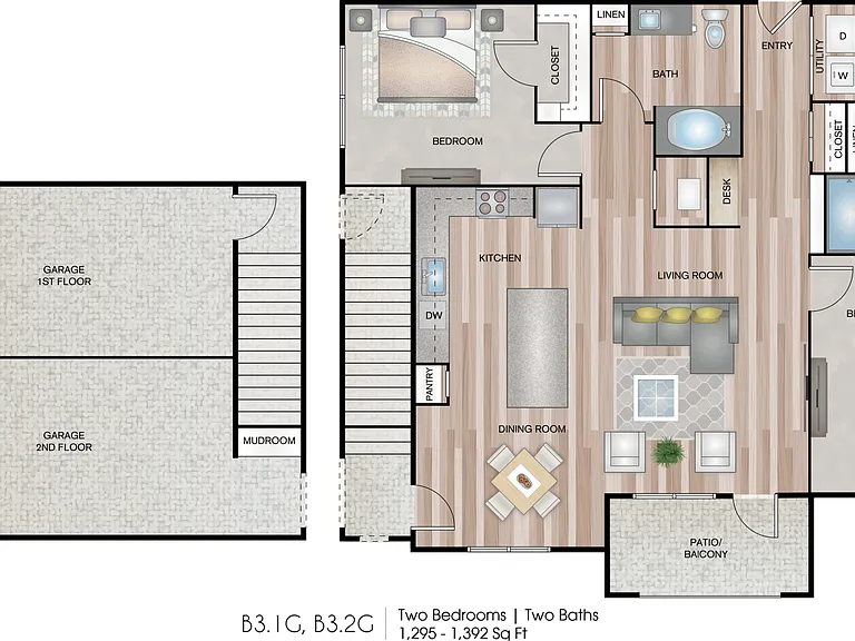 B3.2G floor plan The Madison