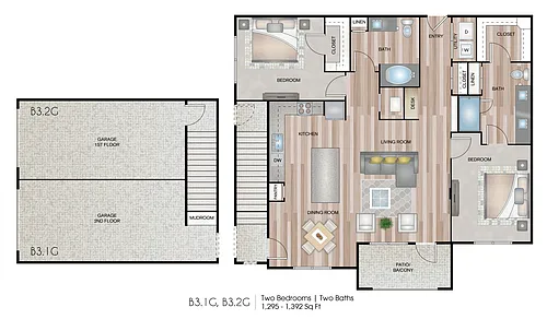 Floor plan B32G
