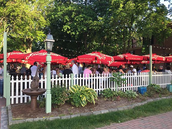 Lucky Lou's Bar and Grill is just around the corner