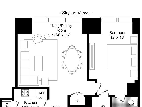 2nd image of 230 W 56th St APT 56D