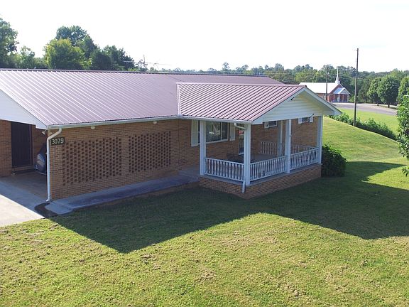 Front view w/carport