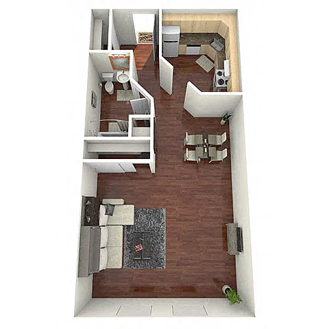 Floor plan Beacon Studio