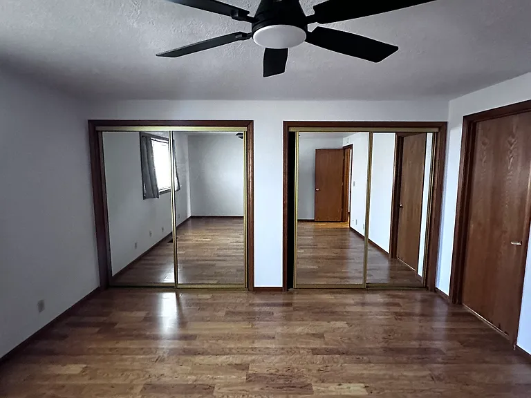 Master closet space