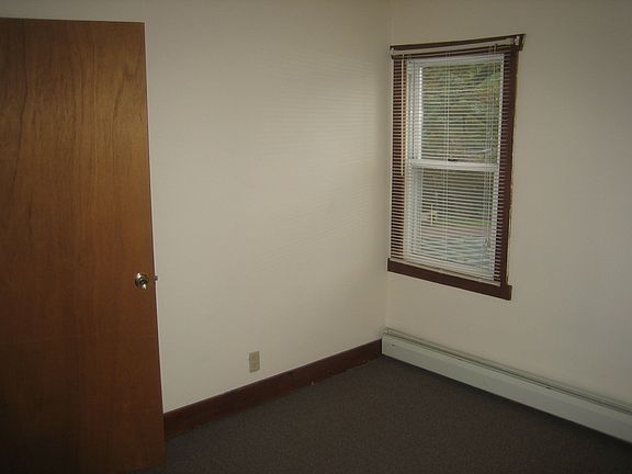 Bright bedroom with closet