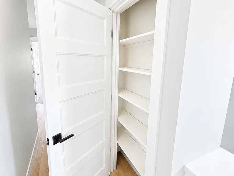 Upstairs storage closet