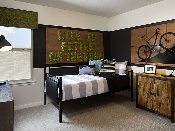 Spacious secondary bedrooms are perfect for the kids.