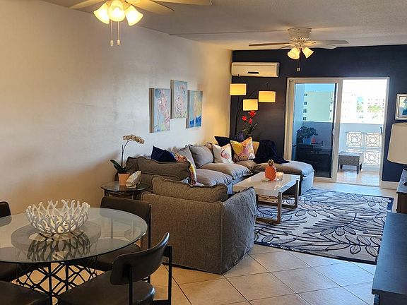 Combined dining and living room.