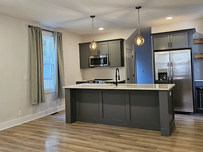 Kitchen and Island