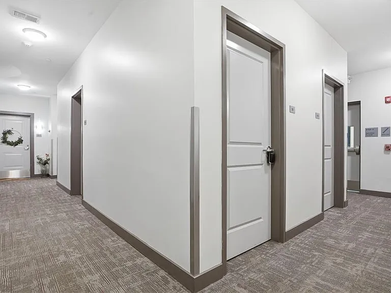Dedicated private down-hall storage room