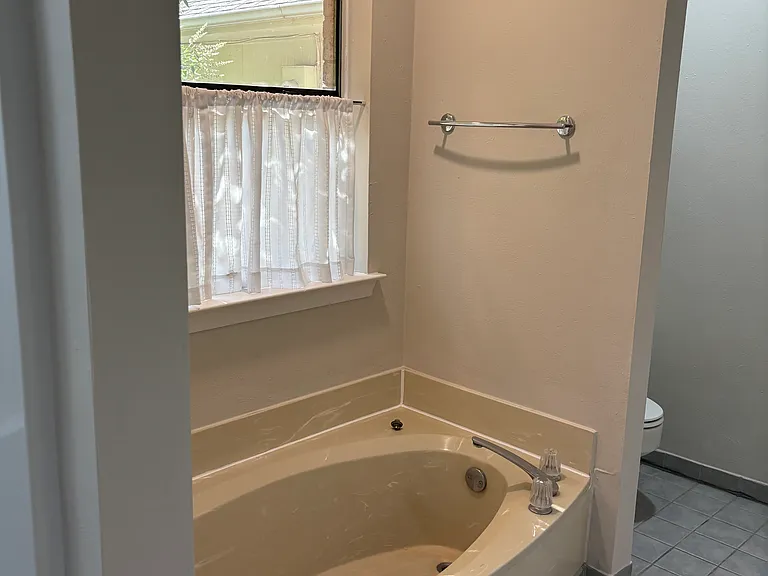Master Bath Tub (huge closet off-view)