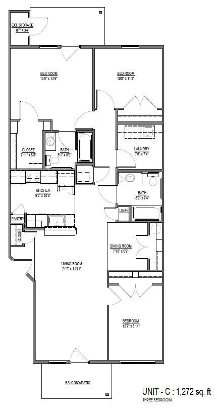 Floor plan 3/2
