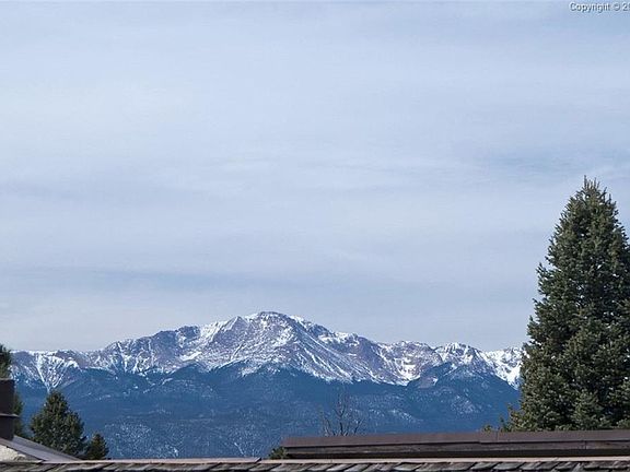 Pikes Peak View From Covered Deck
