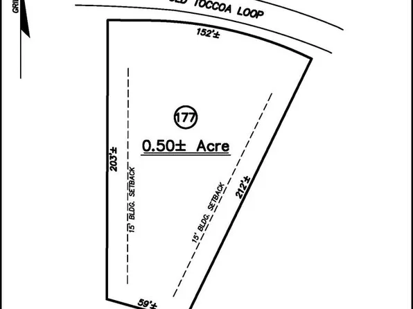 LOT 177 Old Toccoa Loop, Mineral Bluff, GA 30559