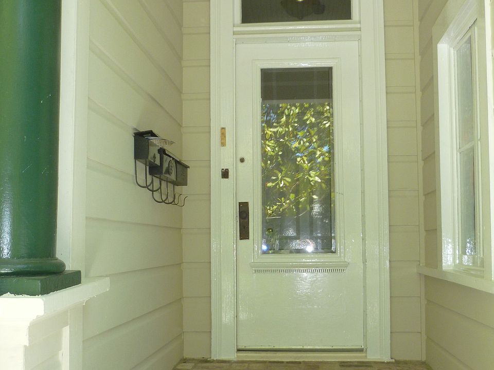 Main entry to the building