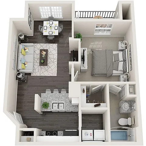 Floor plan Biscayne Premier