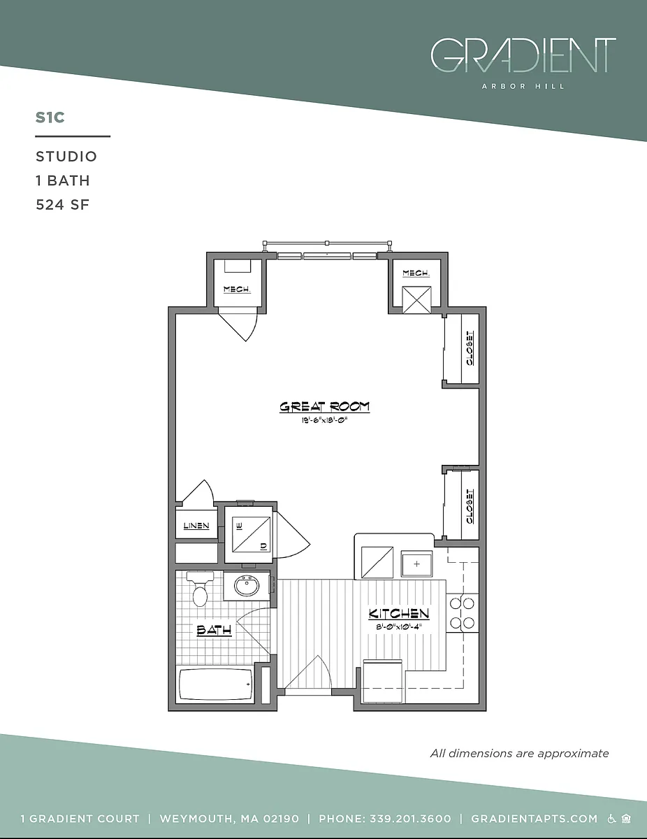 Floor plan S1C