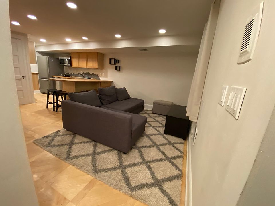 living area from entryway