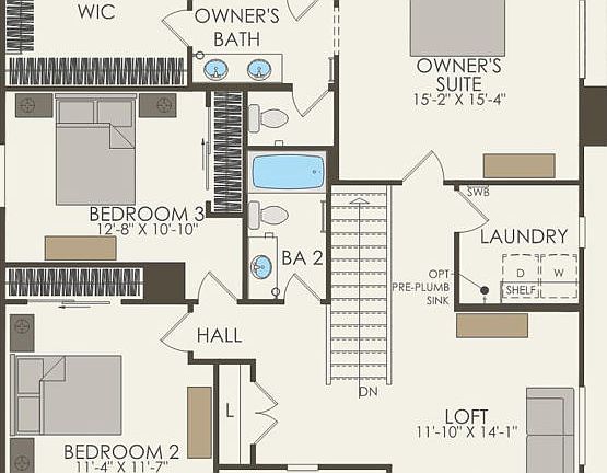 Second Floor 4 br 3 ba