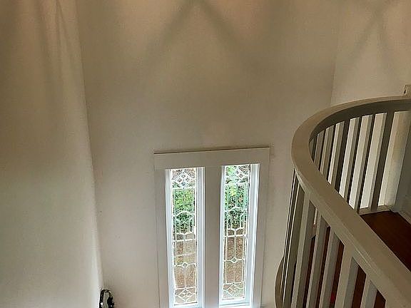 Beveled antique windows