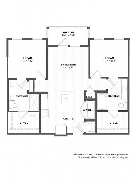 Floor plan B1C