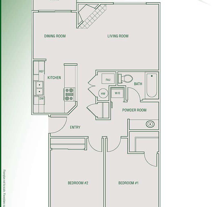 The Willow - 2BD 1BA