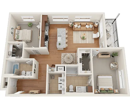 Floor plan B1