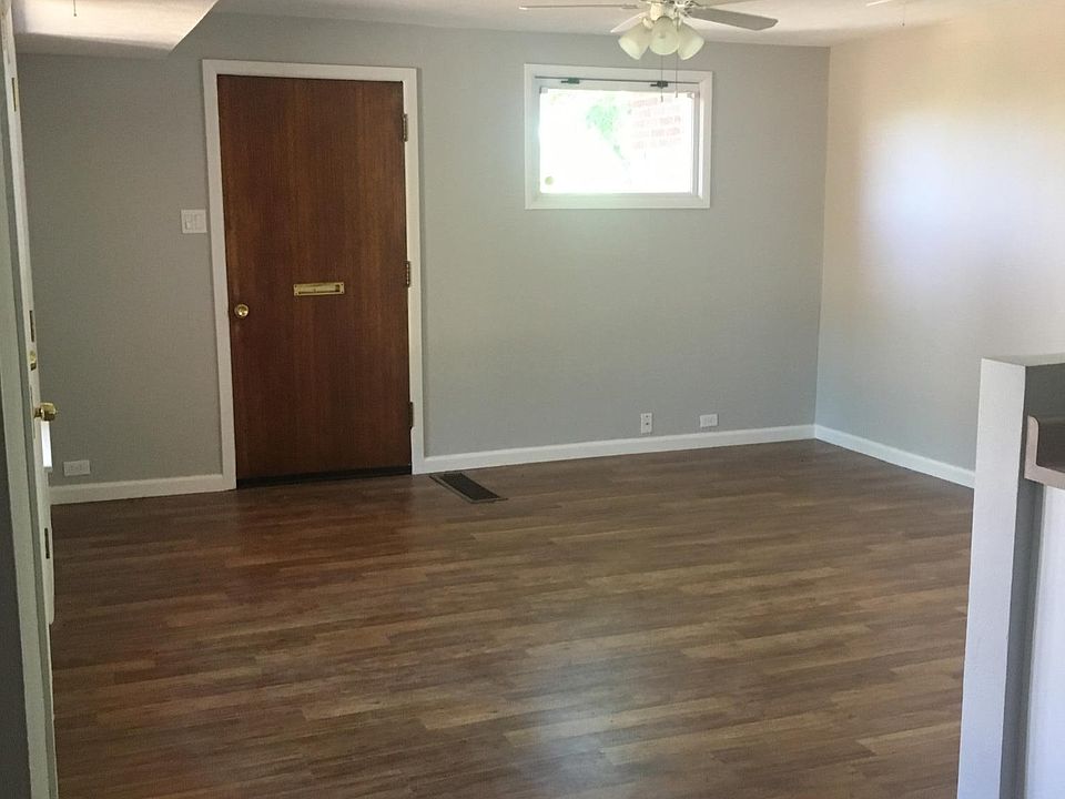 living room area, view from end of hallway
