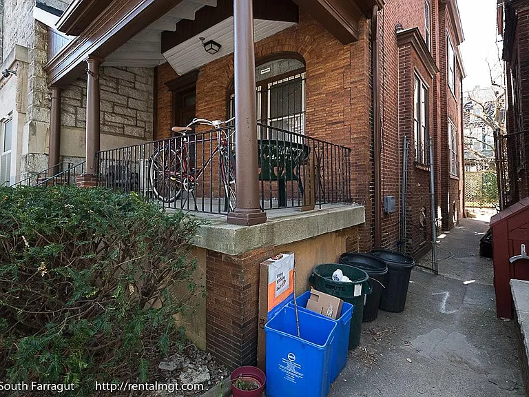 Porch & trash