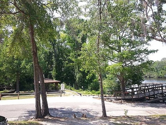 boat ramp and picnic area