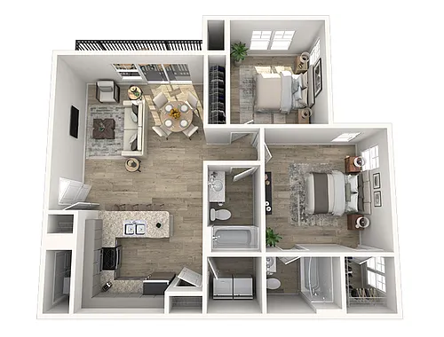 Floor plan 2X2-979