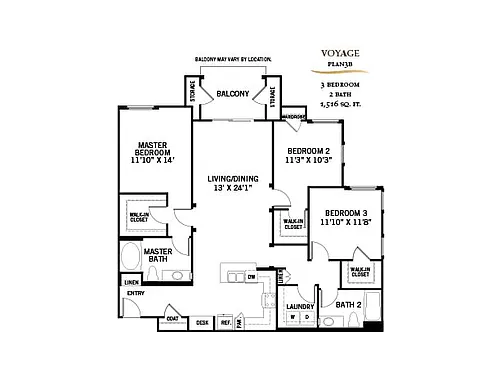 Floor plan Voyage
