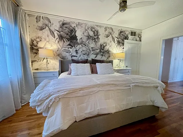 Dramatic master! King bed is all about comfort while looking beautiful!