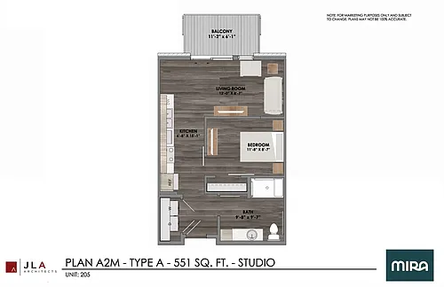 Floor plan 205