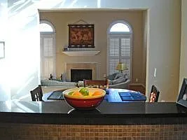 View from Kitchen to LR & DR