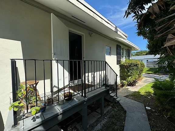 Back entrance.