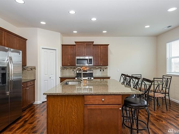 Kitchen. Nice storage space in pantry.