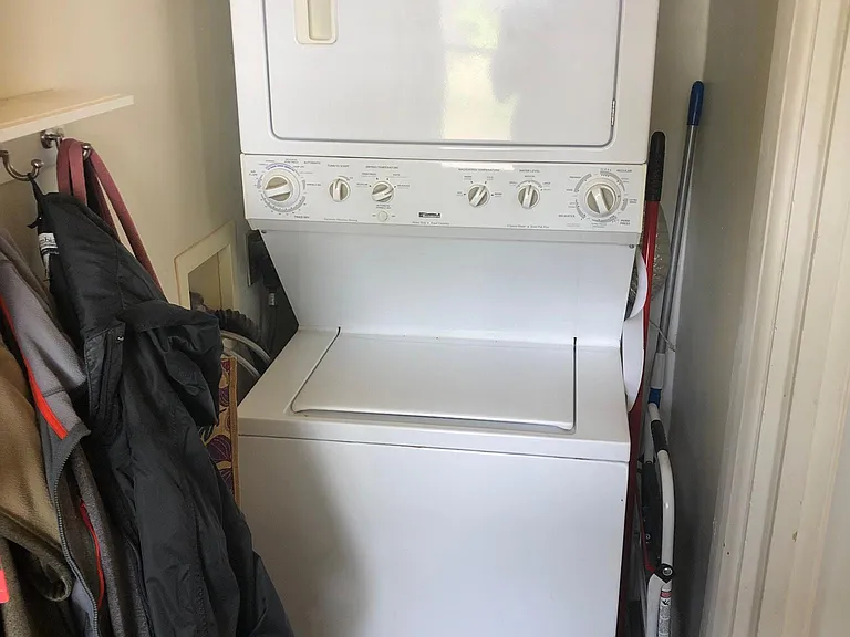 New laundry unit - adjacent to the kitchen.