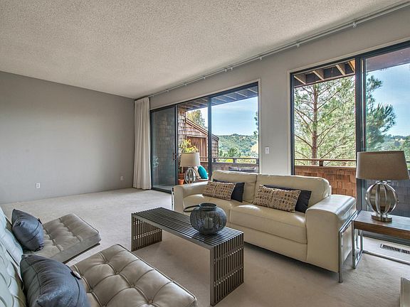 Carpet replace with new vinyl wood flooring. Currently not staged.