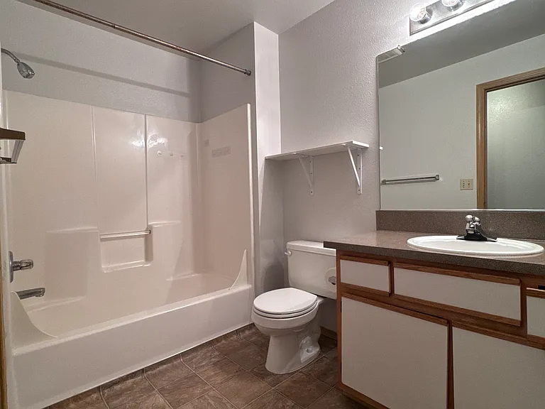 Hallway bathroom