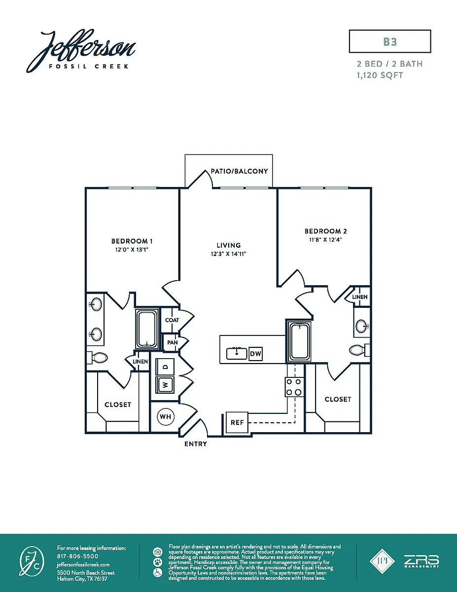 Floor plan B3