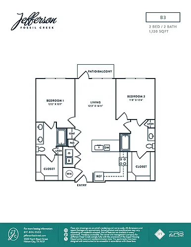 Floor plan B3