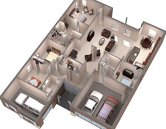 Bailey 3D Floor Plan