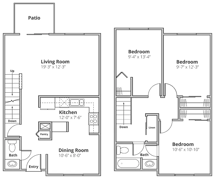 Floor plan Bennington