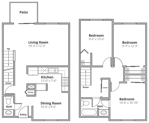 Floor plan Bennington