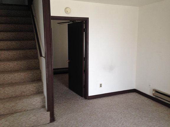 living room and loft entrance